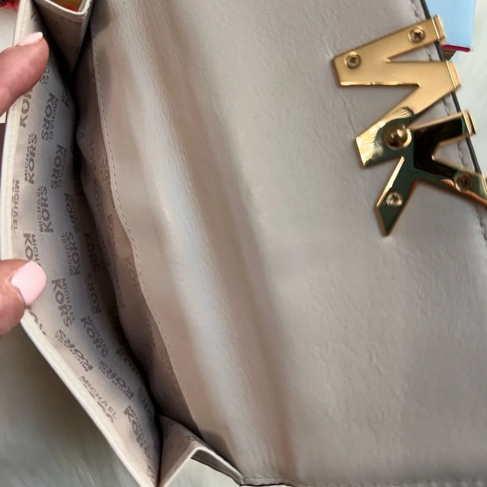 Michael Kors Gold Buckle Wallet
